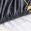 Feather Print Sofa Cover Couch Protector High Stretch Lounge Slipcover Home Decor – 1 Seater