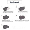 Feather Print Sofa Cover Couch Protector High Stretch Lounge Slipcover Home Decor – 1 Seater