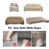 Sofa Cover with Ruffled Skirt Couch Protector High Stretch Lounge Slipcover Home Decor – 4 Seater, Grey