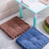 Coffee Square Cushion Soft Leaning Plush Backrest Throw Seat Pillow Home Office Decor