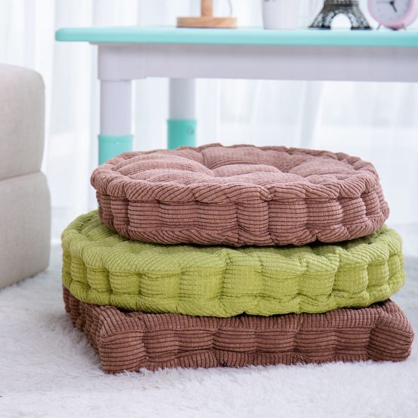 4X Coffee Square Cushion Soft Leaning Plush Backrest Throw Seat Pillow Home Office Decor