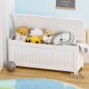 Kids Toy Box Storage Chest Cabinet White Container Clothes Organiser Children