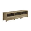 Crosby TV Cabinet 3 Storage Drawers with Shelf Natural Wood like MDF Entertainment Unit in Oak Colour