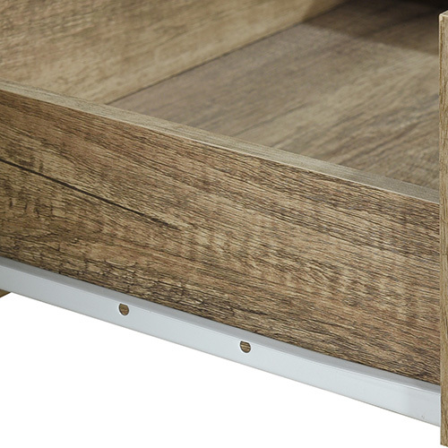 Crosby TV Cabinet 3 Storage Drawers with Shelf Natural Wood like MDF Entertainment Unit in Oak Colour
