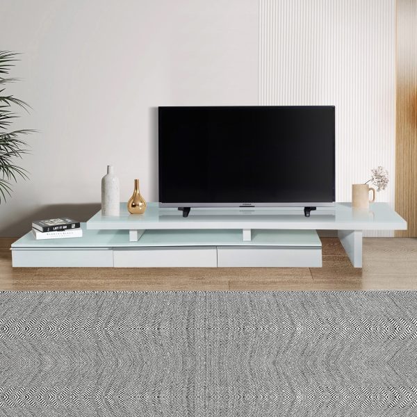 3 Drawers Elegant Slimline Design TV Unit