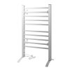 Electric Heated Towel Rail Rails Warmer Rack Aluminium – 10 Bars