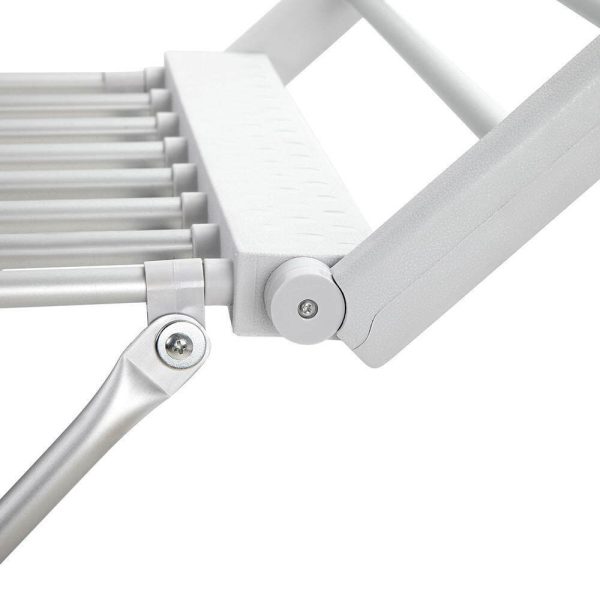 Devanti Electric Heated Towel Rail Rack 18 Bars Freestanding Clothes Dry Warmer