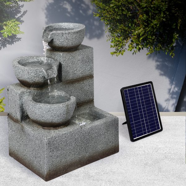 Solar Fountain Water Bird Bath Power Pump Kit Indoor Garden Outdoor