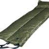 Trailblazer Self-Inflatable Foldable Air Mattress With Pillow – Olive Green
