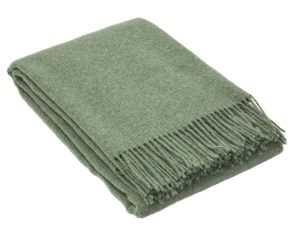 Brighton Throw – 100% NZ Wool – Sage