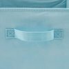 Pack of 6 Foldable Fabric Basket Bin Storage Cube for Nursery, Office and Home Decor (Baby Blue)