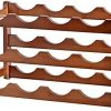 3-layer Bamboo Wine Storage Rack (12 bottles)