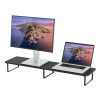 activiva Black Dual Monitor Riser