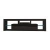 Modern TV Cabinet Living Room Furniture 200cm Black