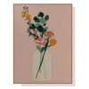100cmx150cm Boho Floral Wood Frame Canvas Wall Art