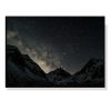 40cmx60cm Night Court Black Frame Canvas Wall Art