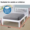 Korora Single Wooden Pine Bed Frame Timber Kids Adults Contemporary Bedroom Furniture
