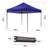 3x3m Folding Gazebo Shade Outdoor Pop-Up Foldable Marquee – Navy