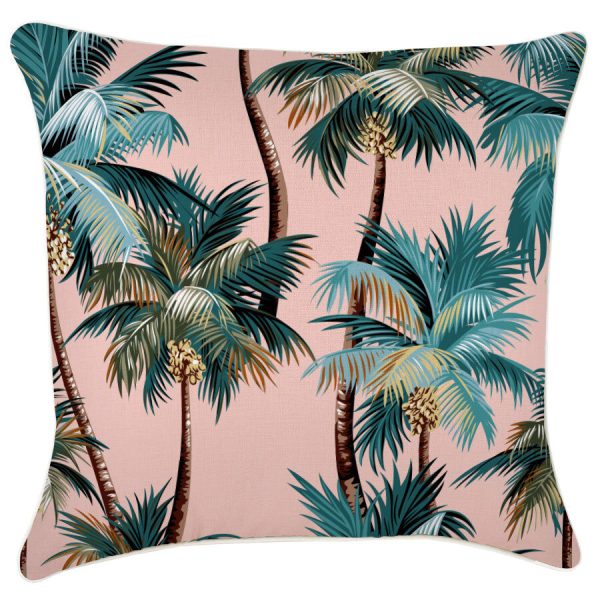 Cushion Cover-With Piping-Palm Trees Sunset – 60×60 cm