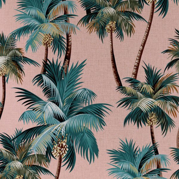 Cushion Cover-With Piping-Palm Trees Sunset – 60×60 cm
