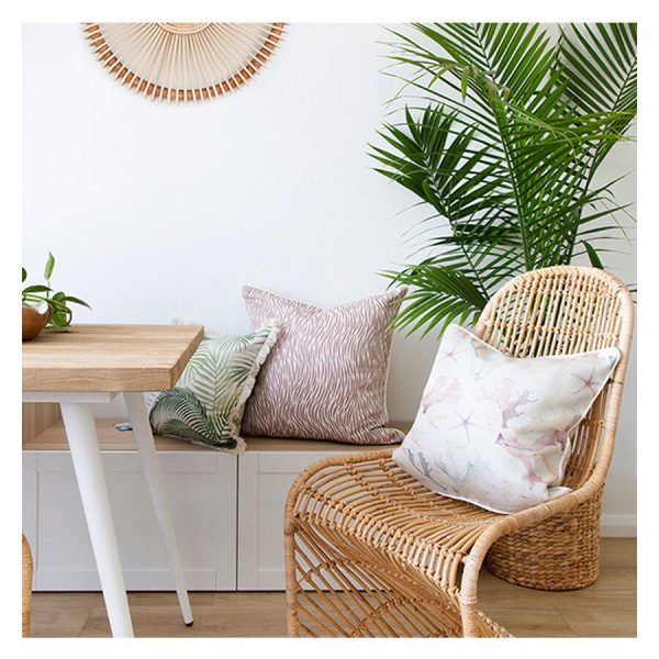Cushion Cover-With Piping-Coral Coast – 60×60 cm
