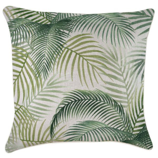 Cushion Cover-With Piping-Seminyak Green – 60×60 cm