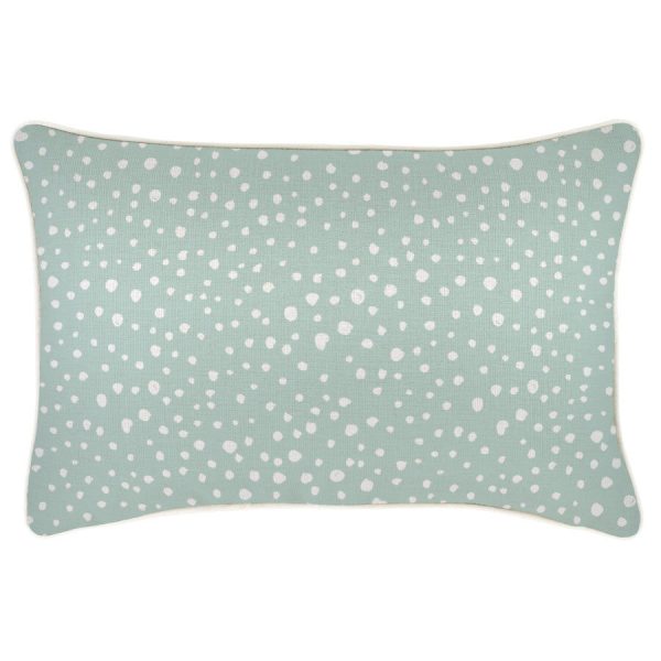 Cushion Cover-With Piping-Lunar Pale Mint – 35×50 cm