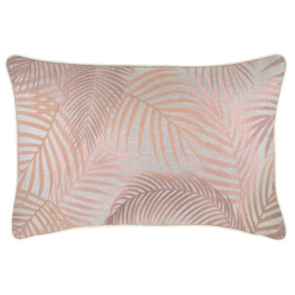 Cushion Cover-With Piping-Seminyak Blush – 35×50 cm