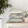 Cushion Cover-With Piping-Zig Zag Pale Mint – 45×45 cm