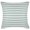 Cushion Cover-With Piping-Hampton Stripe Seafoam – 45×45 cm