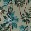 Cushion Cover-With Piping-Palm Trees Sage – 35×50 cm