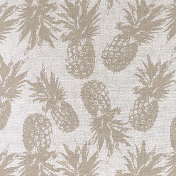 Cushion Cover-With Piping-Pineapples Beige – 60×60 cm