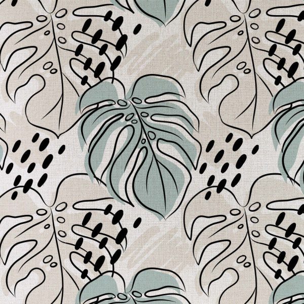 Cushion Cover-With Piping-Rainforest Seafoam – 45×45 cm