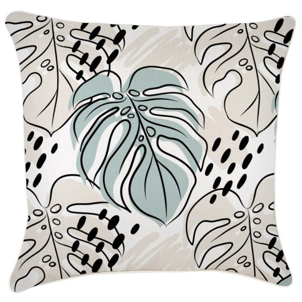 Cushion Cover-With Piping-Rainforest Seafoam – 60×60 cm