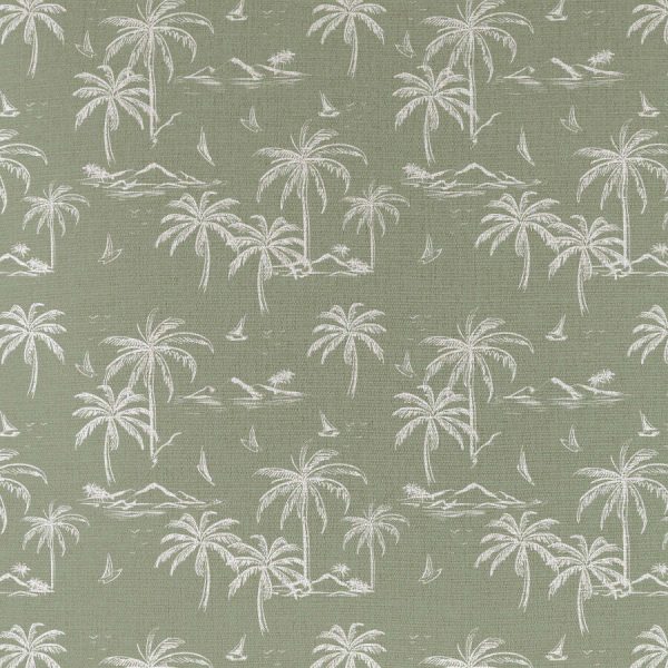 Cushion Cover-Coastal Fringe Natural-Postcards Sage – 60×60 cm
