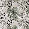 Cushion Cover-Coastal Fringe Natural-Rainforest Sage – 45×45 cm