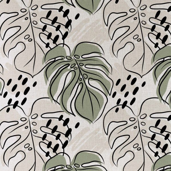 Cushion Cover-Coastal Fringe Natural-Rainforest Sage – 60×60 cm