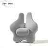 Orthopedic Memory Foam Seat Cushion Support Back Pain Chair Pillow Car Office Dark Grey