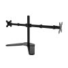 Monitor Stand Arm Dual HD LED TV Freestanding Mount Holder 2 Arm Display Desk Bracket