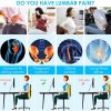 Premium Memory Foam Seat Cushion Coccyx Orthopedic Back Pain Relief Chair Pillow Office Pink