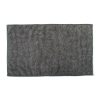 Microfiber Shower & Bathroom Bath Mat Non Slip Soft Pile Design – Dark Grey