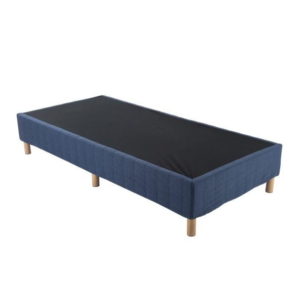 Metal Bed Frame Mattress Foundation – SINGLE, Blue