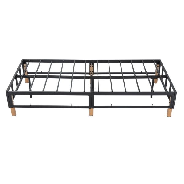 Metal Bed Frame Mattress Foundation – SINGLE, Blue