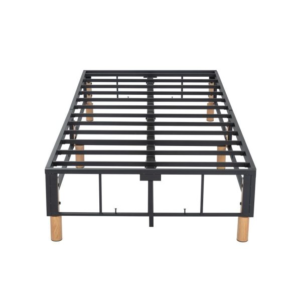 Metal Bed Frame Mattress Foundation – SINGLE, Blue