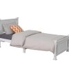 Single Solid Pine Timber Bed Frame-White