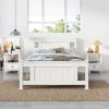Single Solid Pine Timber Bed Frame-White