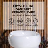 Muriel 40 x 40 x 15.5cm White Ceramic Bathroom Basin Vanity Sink Round Above Counter Top Mount Bowl