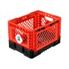 25L Smart Foldable Stackable Crate Tool Collapsible Storage Box – Red