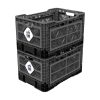 48L Smart Foldable Stackable Crate Tool Collapsible Storage Box – Charcoal