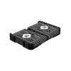 48L Smart Foldable Stackable Crate Tool Collapsible Storage Box – Charcoal